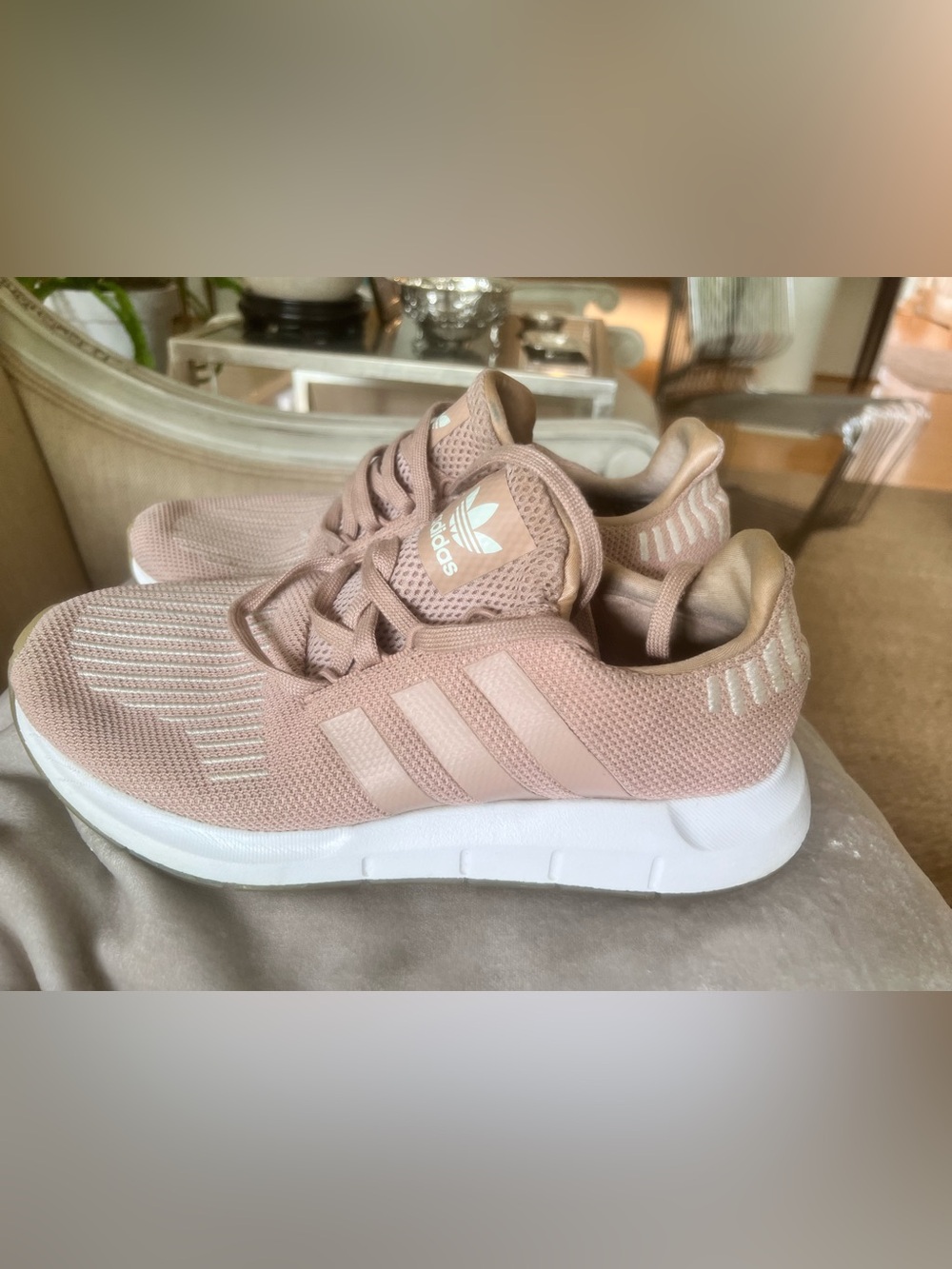 Adidas Light Tan Knit Sneakers Such a great Deal!